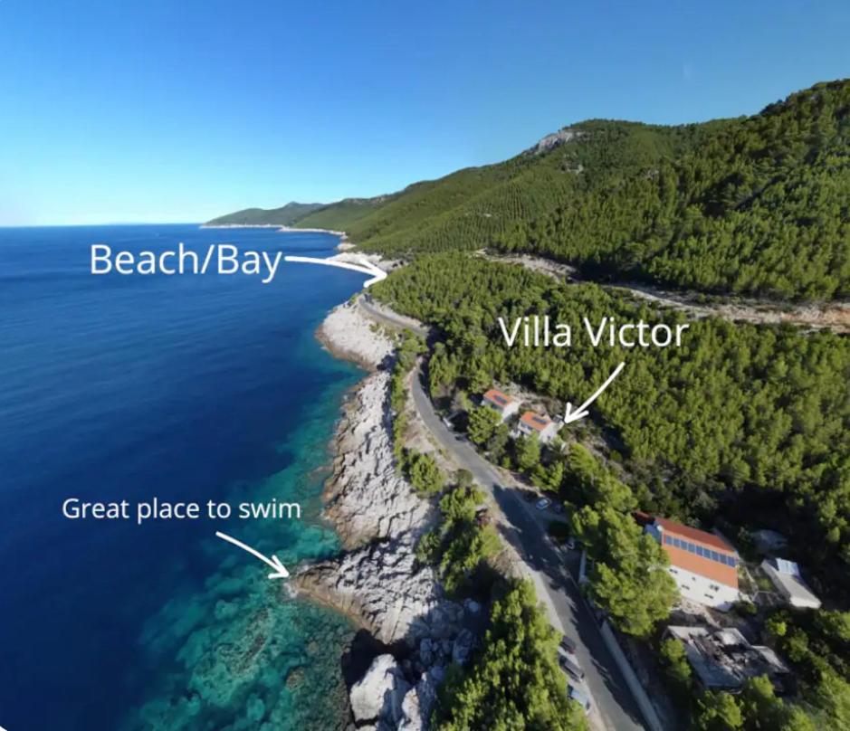 Villa Victor Babino Polje Exterior foto